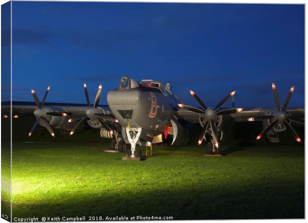 AVRO Shackleton Canvas Print by Keith Campbell