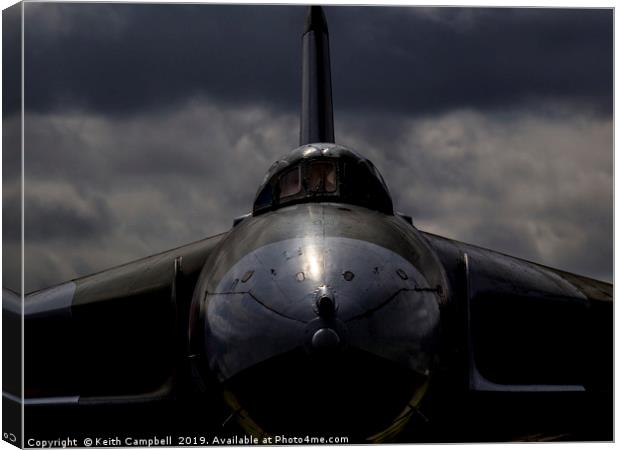 RAF AVRO Vulcan XM607 Canvas Print by Keith Campbell