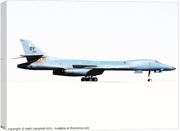 USAF B-1B Lancer Canvas Print by Keith Campbell