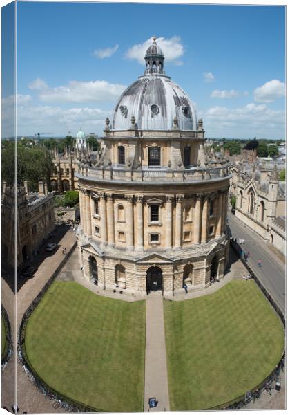 Radcliffe Camera Oxford Canvas Print by ANDREW HUDSON