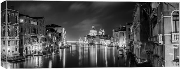 Venice by night Canvas Print by ANDREW HUDSON