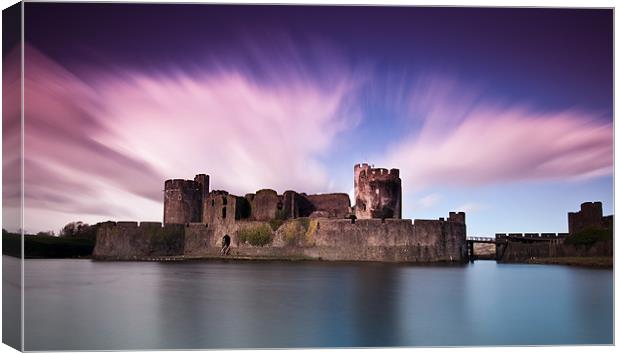 Caerphilly Castle Canvas Print by Neil Bryars