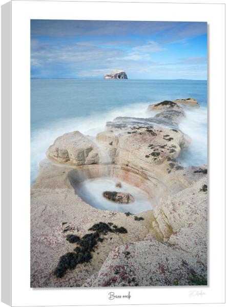 Bass rock, Scottish, Scotland, Highlands, sea, shore. coast Canvas Print by JC studios LRPS ARPS