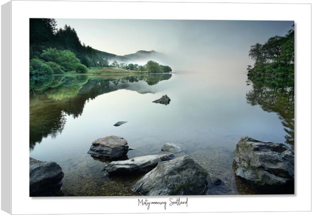Misty morning Scotland Canvas Print by JC studios LRPS ARPS