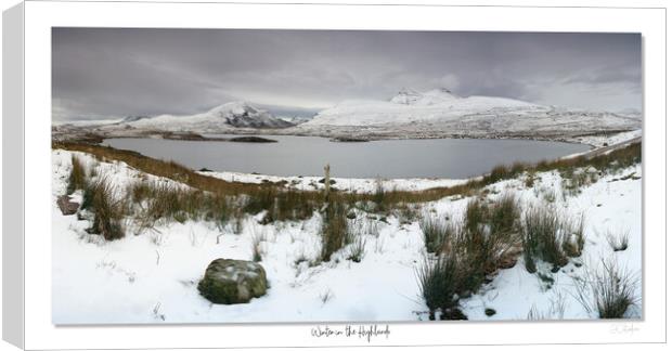 Winter in the Highlands Scotland Canvas Print by JC studios LRPS ARPS