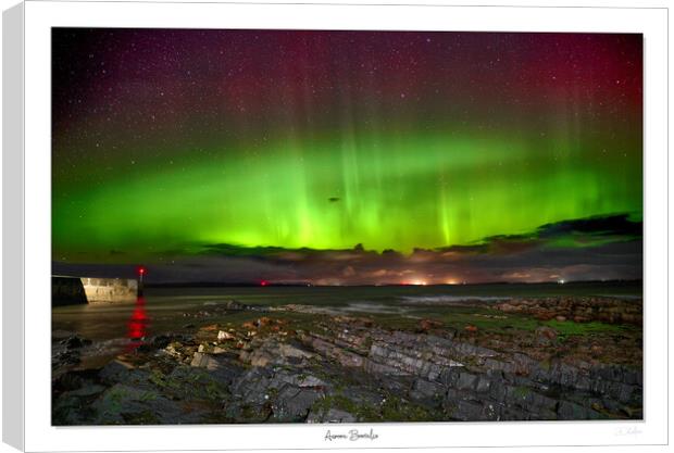northern lights aurora borealis Canvas Print by JC studios LRPS ARPS