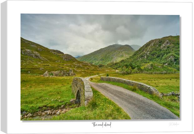 The road ahead, Highlands of  bonnie Scotland Canvas Print by JC studios LRPS ARPS