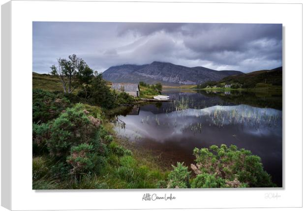 The boathouse  in  Scottish Highlands Canvas Print by JC studios LRPS ARPS