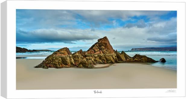 The beach  Ceannabeinne beach NC500 Scotland  Canvas Print by JC studios LRPS ARPS