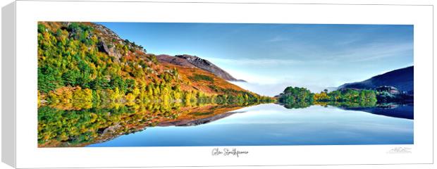 Glen Strathfarrar in autumn panoramic Canvas Print by JC studios LRPS ARPS