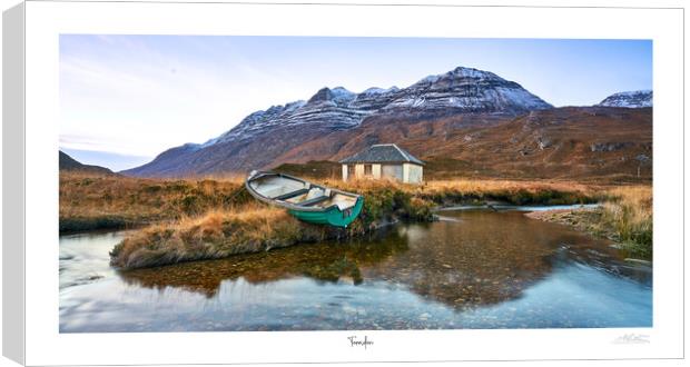 Torridon  a winter scene in the Scottish Highlands  Canvas Print by JC studios LRPS ARPS
