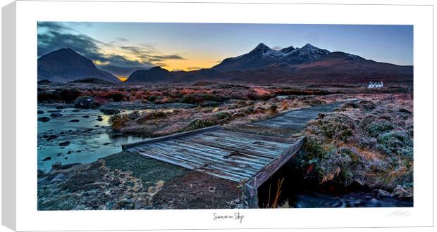Sunrise on Skye panoramic  Canvas Print by JC studios LRPS ARPS
