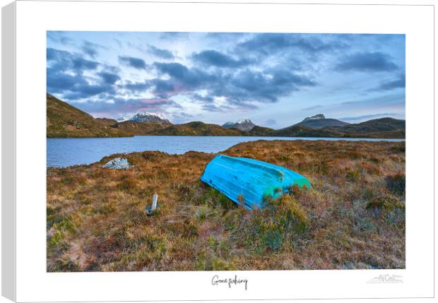 Gone fishing in the Scottish Highlands  Canvas Print by JC studios LRPS ARPS