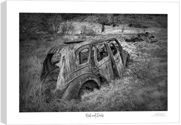 Rust and Detns in mono Canvas Print by JC studios LRPS ARPS