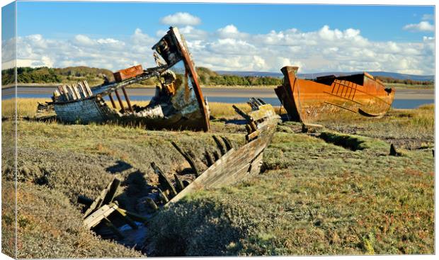 The old wrecks Canvas Print by JC studios LRPS ARPS