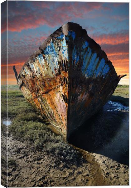 Rusting hull Canvas Print by JC studios LRPS ARPS