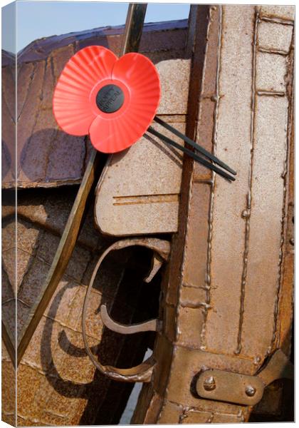 Lest we forget...The poppy helps us... Canvas Print by JC studios LRPS ARPS