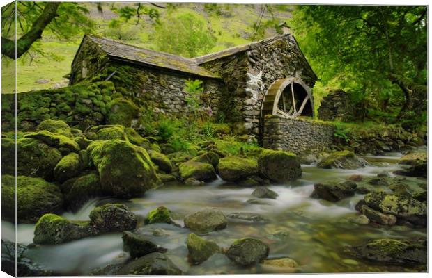 The old water mill Canvas Print by JC studios LRPS ARPS