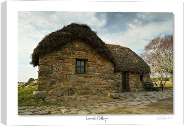 Culloden Battlefield lies Leanach cottage Canvas Print by JC studios LRPS ARPS
