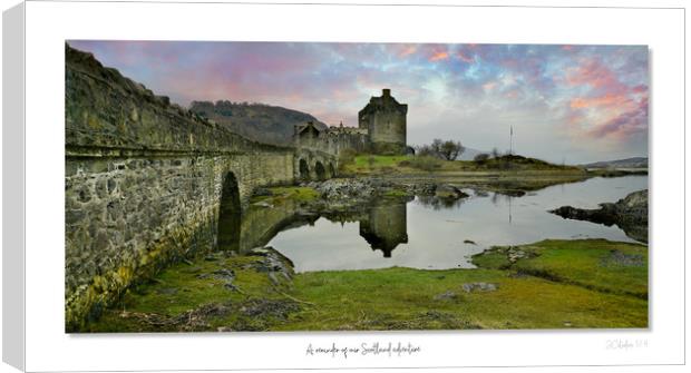              A reminder of our Scotland adventure  Canvas Print by JC studios LRPS ARPS
