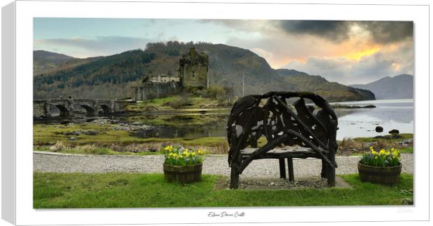  Eilean Donan Castle Scottish Scotland Highlands Skye Canvas Print by JC studios LRPS ARPS