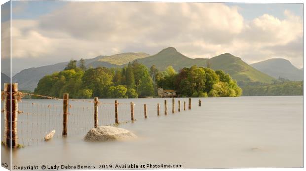 Derwent Water Boat House  Canvas Print by Lady Debra Bowers L.R.P.S