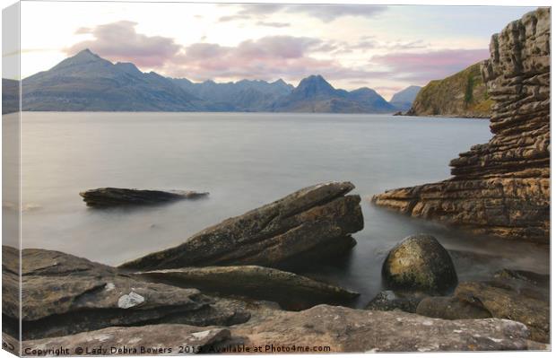 Elgol Beach  Canvas Print by Lady Debra Bowers L.R.P.S