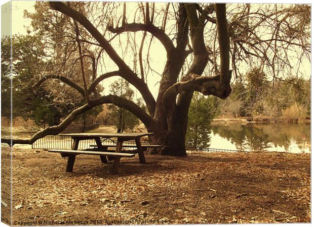 Pleasant picnic Canvas Print by Nicholas Mendoza