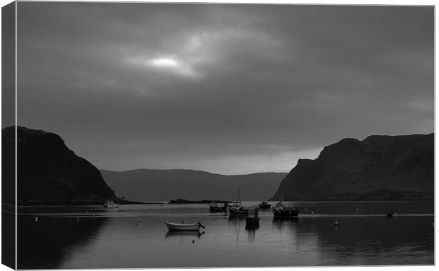 Portree Harbour Canvas Print by Tommy Reilly