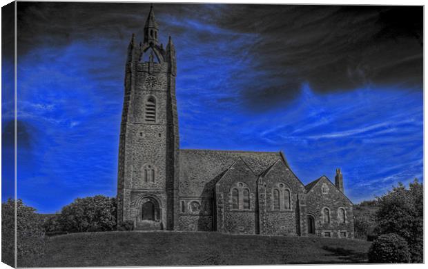 The Church Canvas Print by Tommy Reilly