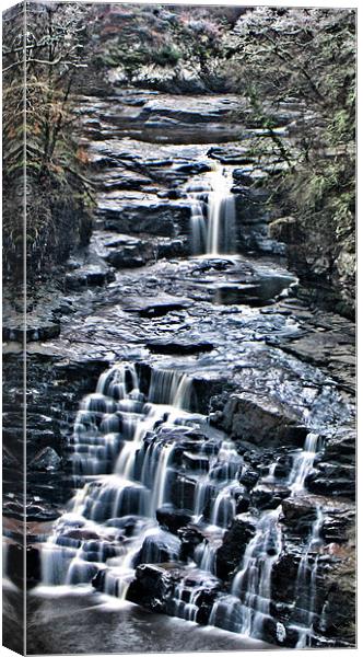 waterfall Canvas Print by Tommy Reilly