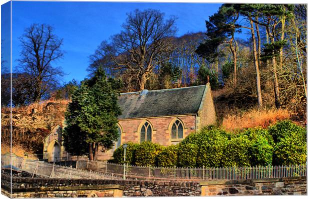 The Church Canvas Print by Tommy Reilly