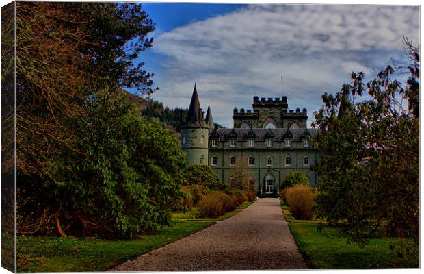 Inveraray Castle Canvas Print by Tommy Reilly
