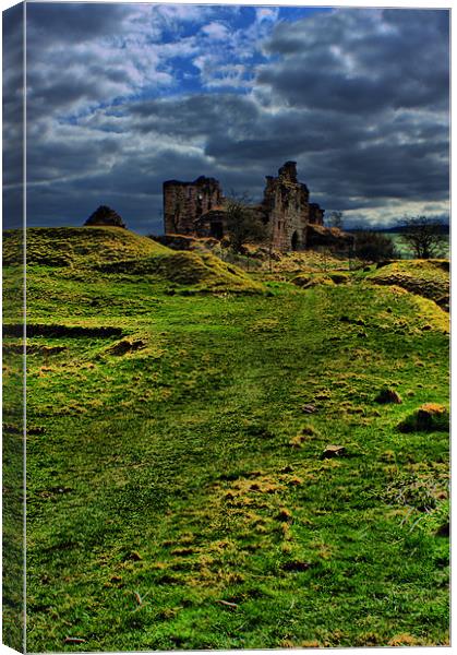 the Ruins Canvas Print by Tommy Reilly