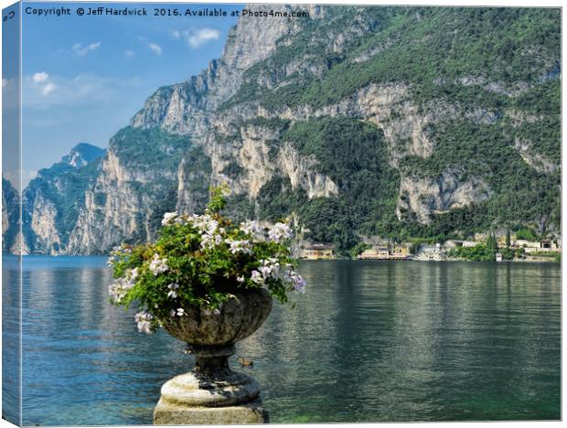 Lake Garda Italy Canvas Print by Jeff Hardwick