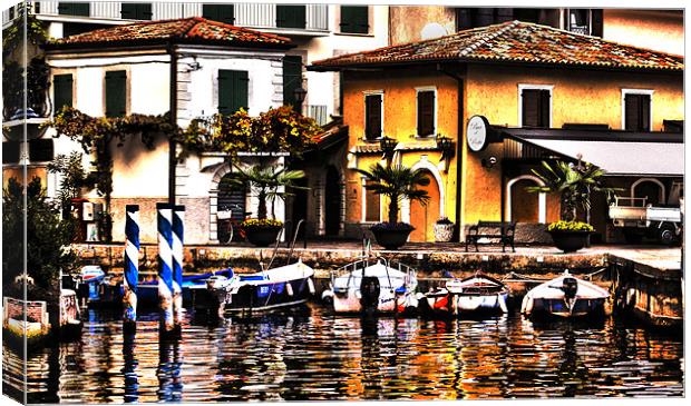 Riva Del Garda Canvas Print by Matthew Laming