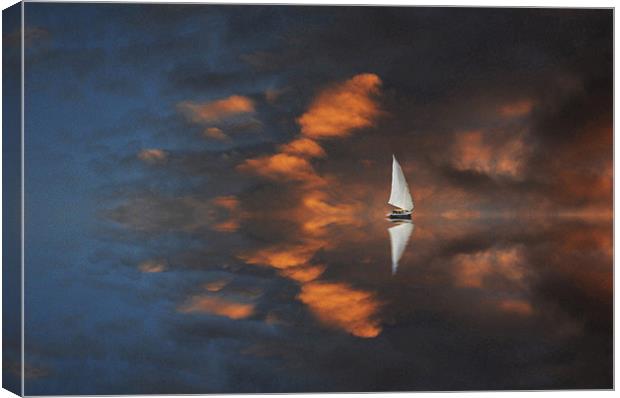 Sail Boat Canvas Print by Matthew Laming