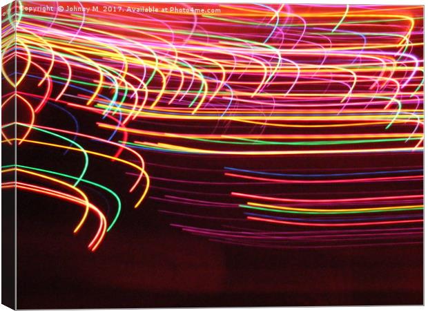 Light Motion Canvas Print by Johnny M
