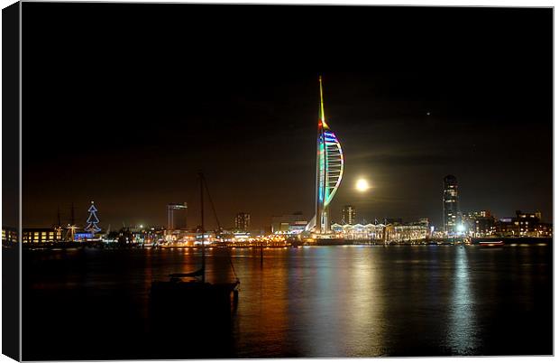 Portsmouth Harbour Waterfront Canvas Print by Rod Scott