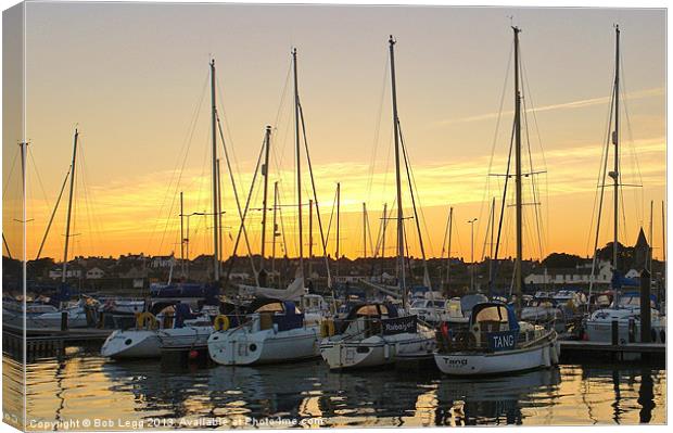 Anstruther Yachts Canvas Print by Bob Legg