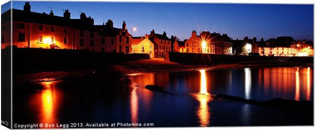 Anstruther by Night Canvas Print by Bob Legg