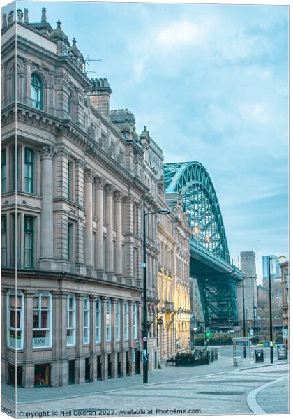 Newcastle Morning Canvas Print by Neil Coleran