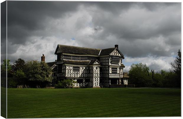 Little Moreton Hall Canvas Print by Ian Young