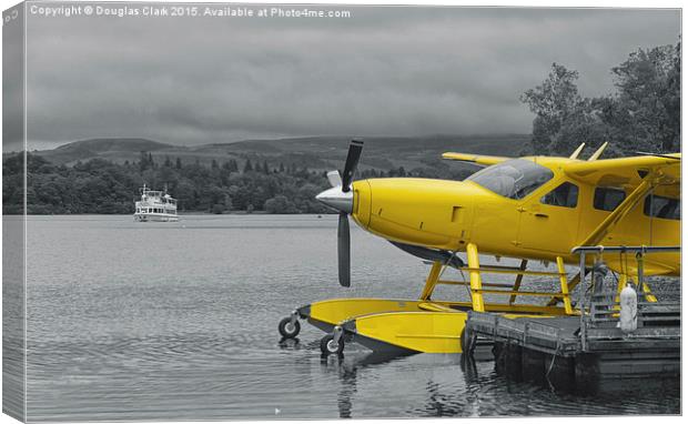  Loch Lomond Sea Planes' Cessna 208 G-MDJE Canvas Print by Douglas Clark
