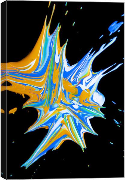 Splash it all over Canvas Print by Abstract  Fractal Fantasy