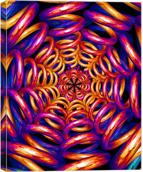 Tunnel of love Canvas Print by Abstract  Fractal Fantasy
