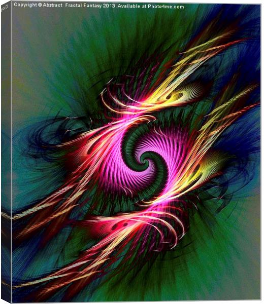 Tail Sting Canvas Print by Abstract  Fractal Fantasy