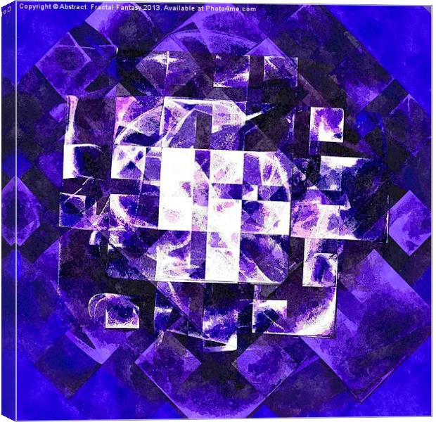 Rubiks Cube Canvas Print by Abstract  Fractal Fantasy