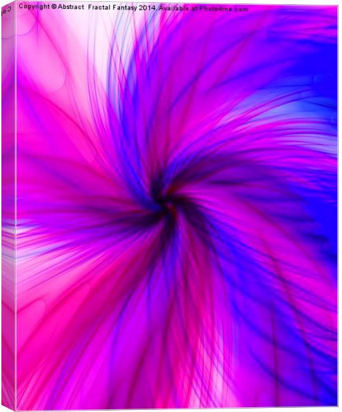  Swirling Silks Canvas Print by Abstract  Fractal Fantasy