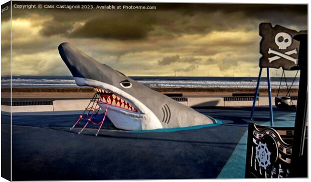 Sh..Sh..Shark ! Canvas Print by Cass Castagnoli